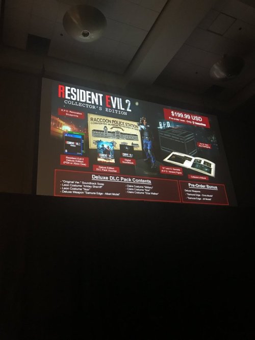 resident-evil-world: Resident Evil 2 Remake SDCC 2018 Source