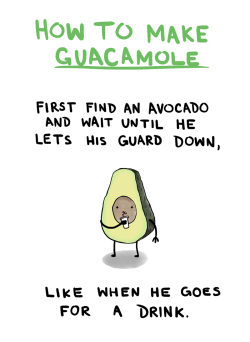 charliescomixsuck:  is this how you guac?