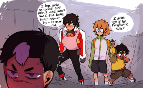 hey i might as well upload these too&hellip;i love&hellip;.voltron and AUs&hellip;.. (age change pla