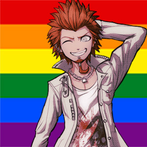 Danganronpa +  Leon Kuwata (Gay / Transgender Pride)Feel free to save and use![Requested by Ano