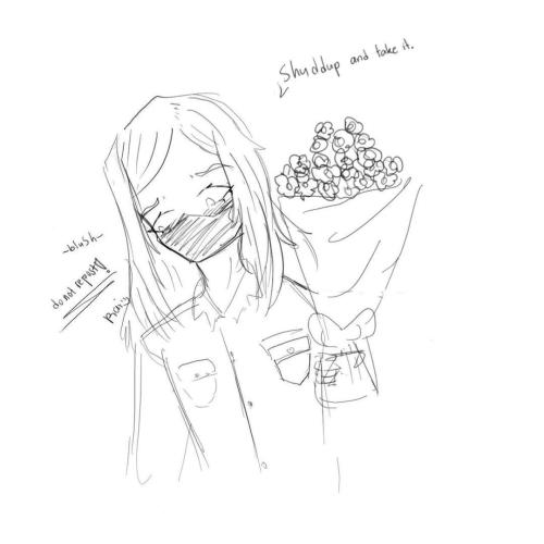 Oh Sanzu... Your Such A Shy Baby.. I Wonder How Will The Table Turn When Hes Older.