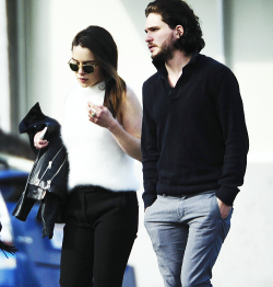 lordcrow:  Emilia Clarke and Kit Harington