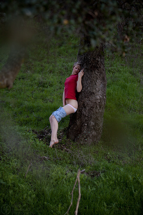 Tiffany isn’t afraid to get serious from time to time. No animals were injured during the making of these photos. ladysensuality:  She needed to escape from the party. She needed some alone time. Shot by photographer Mark Velasquez. 