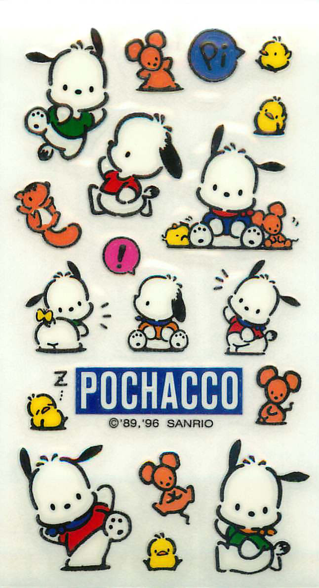 cutehoarder-blog:
“More Pochacco and friends stickers!
”