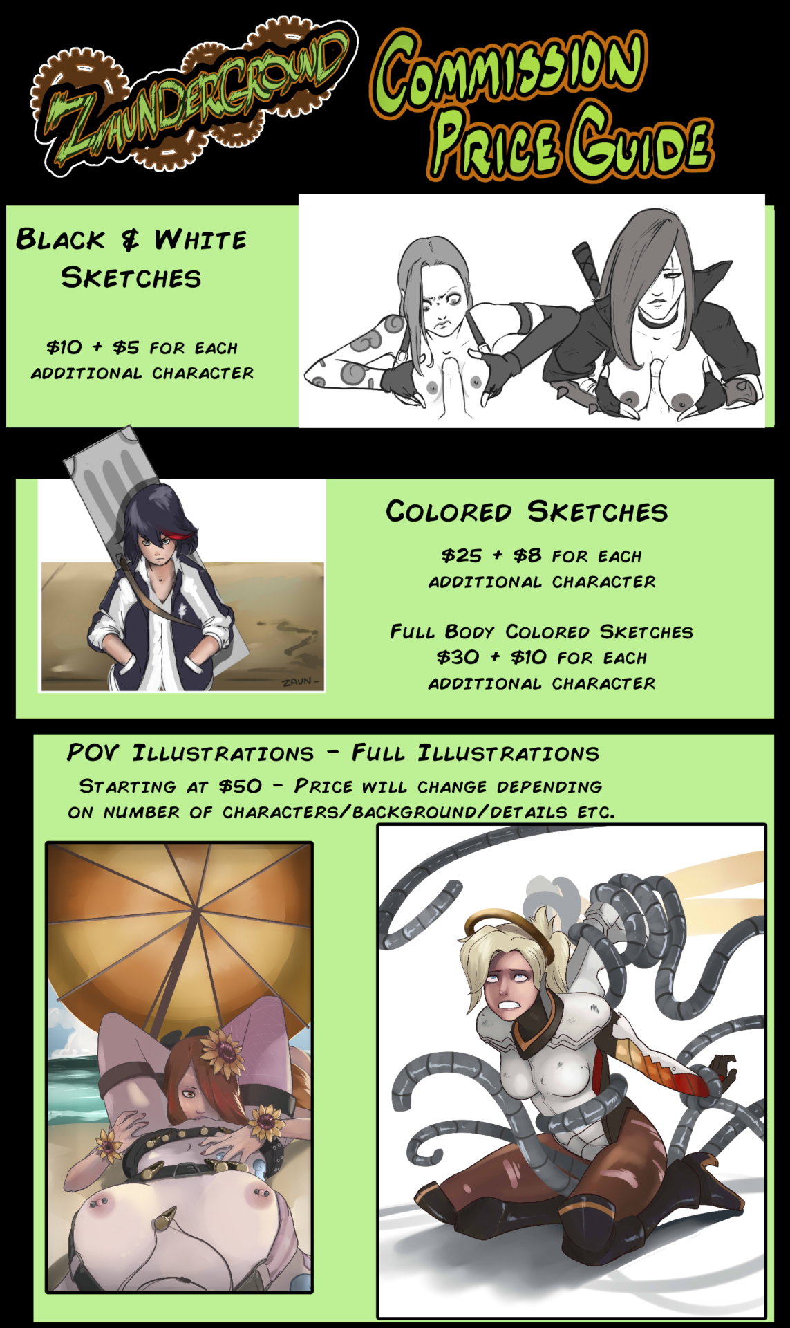 Updated Commissions page-