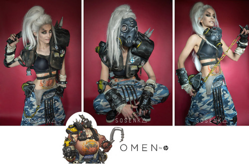 My female version of Roadhog (Overwatch), a cosplay created thanks to cooperation with OMEN by HP :)