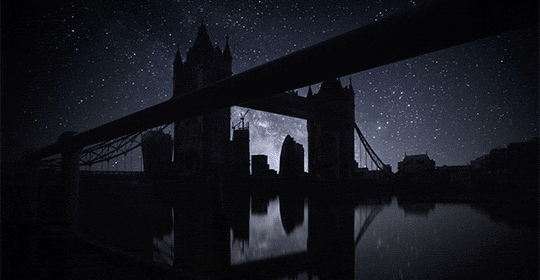 In A Metropolis Like London Light Pollution Makes The Night Sky Invisible. Only A Few Of The Brightest