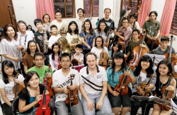 Romain Descharmes at Laurentius Symphony Orchestra. Rehearsal for Ludwig van Beethoven’s 5th Symphony, Antonio Vivaldi’s Winter, Tom &amp; Jerry’s Main Theme by Scott Bradley, Leroy Anderson’s The Typewriter and Jacques Offenbach’s Infernal