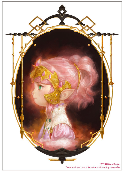 yomjileam:Finished portrait commission!This one was of Nanamo Ul Namo - for @sultana-dreaming !