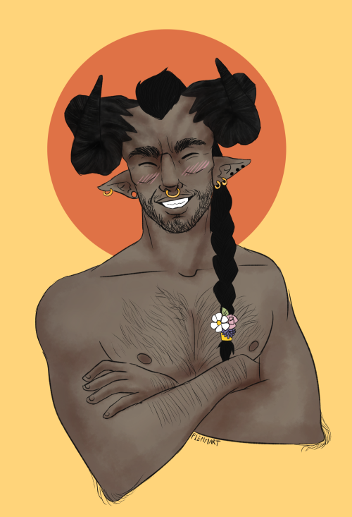 flemmart:inked &amp; colored a sketch of maraas (aka my beautiful and precious son) i did the ot