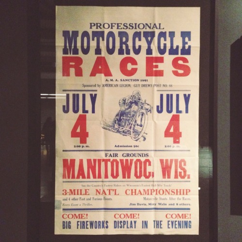 Unexpected typography inspiration at the Harley Davidson museum today! That and free food make an ex