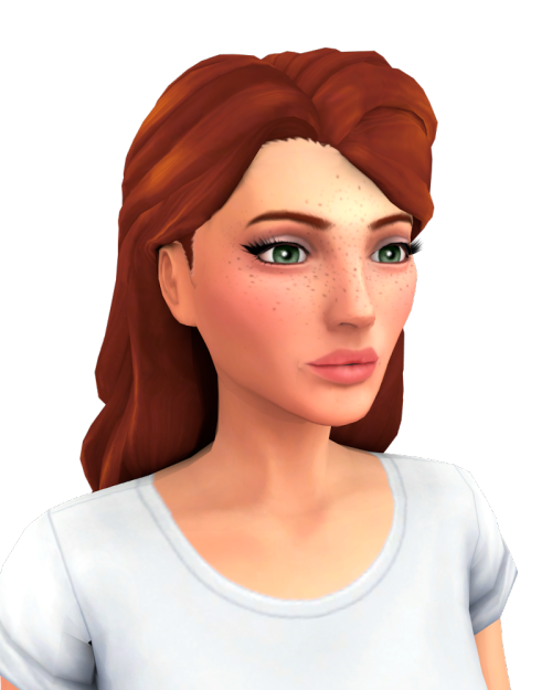 pepperoni-puffin: Yolanda Hair Slicked back and flowy! Base game compatible Hat compatible 24 EA Swa