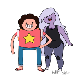 helter-kelster:  In honor of tonight’s episode: Amethyst needs some loveRad gem buds in adventure time style