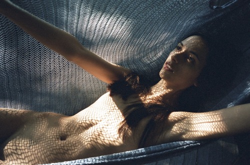 creativerehab:Kara, cocooned.Lo-res 35mm film scan. 