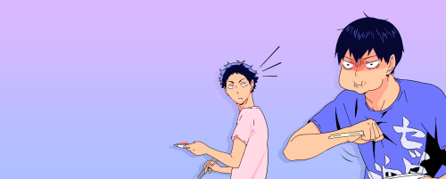 someone please teach Akaashi the Heimlich maneuver!