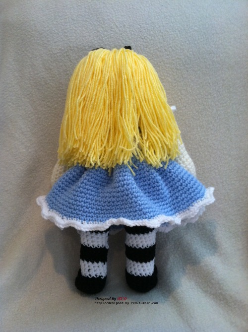 Alice Crochet Doll From Alice&rsquo;s Adventures in Wonderland by Lewis Carroll Also known as: w