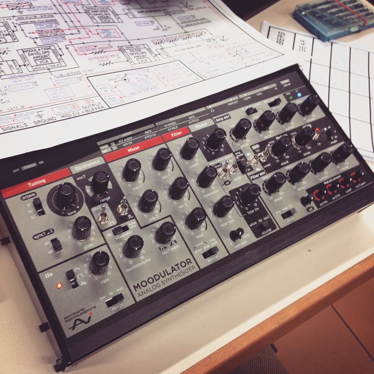 tuesdaynightmachines:  Some pictures from the “Happy Knobbing 2015” modular synth