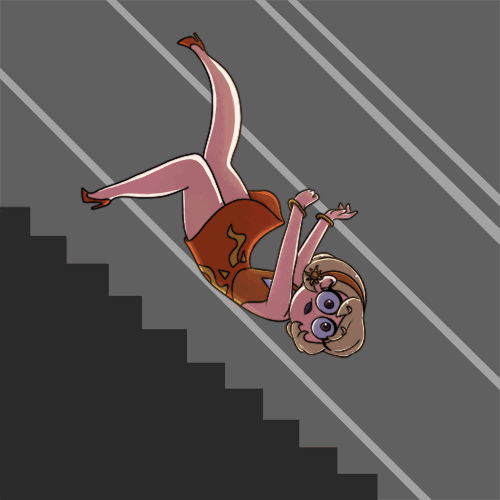 goobermation:warned you about the stairs 