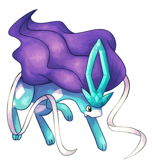 megaivysaur:Day 18 - Favourite Water Type ✓&ldquo;Suicune embodies the compassion of a pure spring o