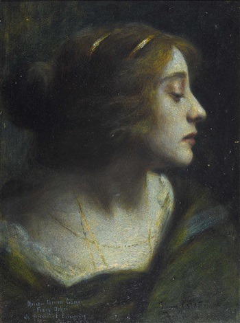 Bruno Croatto (Italian, 1875–1948)Ritratto di dama, 1903