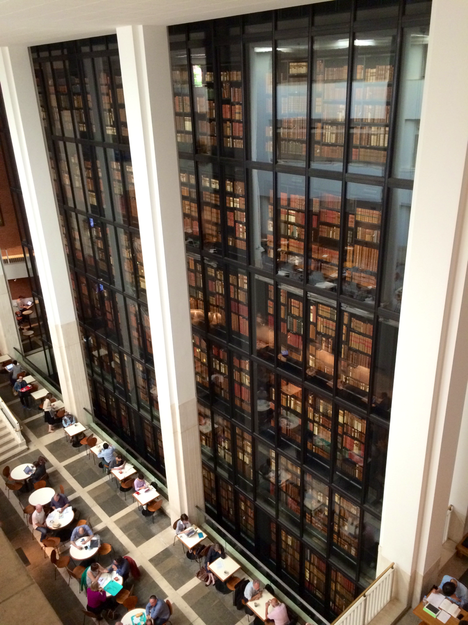 theletteraesc:
“ mrkinch:
“ zipping:
“ British Library
”
I walked completely around the King’s Library Tower, not easy through the cafe traffic, marveling at the display. It is good to be in the presence of books.
”
I miss it so muuuuuch
”