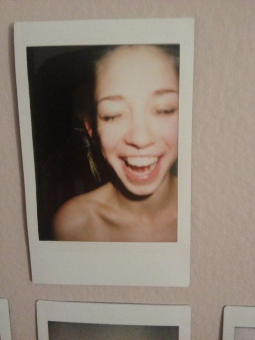 bruisedbosom:I wish cum showed up on Polaroids.