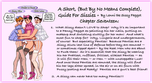 swlenni:  Lenni the Queer ~ Guide For Sissies ~ Chapters 11-20 