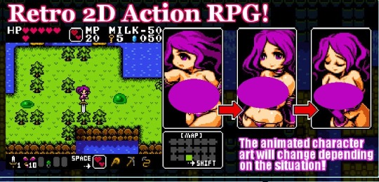 http://bit.ly/2E5OvRFPrice 972 JPY  Ű.78 Estimation (22 February 2019)       [Categories: Game]Circle: Libra Heart  A Retro-style Action RPGA succubus with the holy swords in her hands sets out on an adventure!Contains 41 Ecchi Animations in total!28