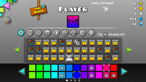 I made a bisexual icon in geometry dash