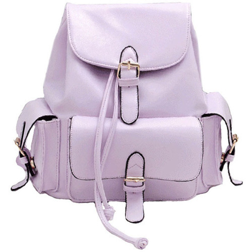 Preppy Drawstring Candy Color Backpack ❤ liked on Polyvore (see more knapsack bags)