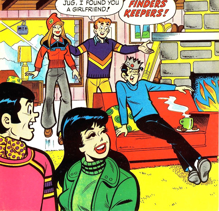 hellabitcoins:  archiecomics:  Jug don’t care.  jughead a deity of misfortune,