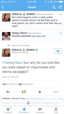 Like I really don&rsquo;t see it for Azealia as a person but this other bitch had it coming. This shit is hilarious. 