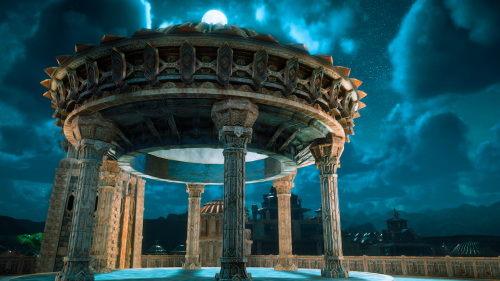 Exploring Meridan Temple of the Sun’s roof