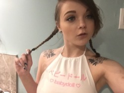 inhale-the-frost:  Dressed up like a little dolly so Daddy wants to pick me up after work  Spoil me | Instagram*Do not delete my captions, 18+ only*