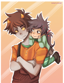 Wreck it Karkat and Johnellope based on this