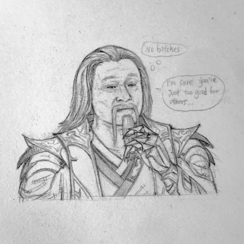 I Can’t Believe Nrs Never Let Shang Touch His Own Goatee, I Mean That’s The Basic Meaning Of The