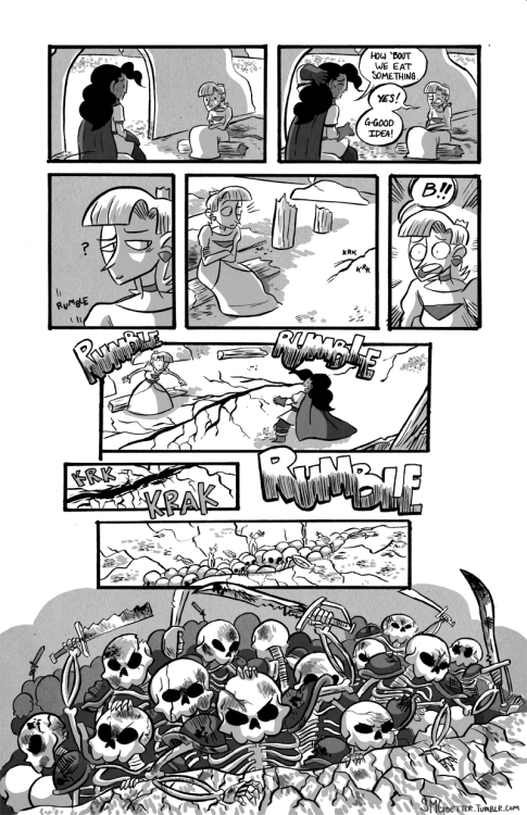 roachpatrol:  smgoetter:       “Haircut” This is a 14 page story I’ve been working on for the past couple months (which is why there’s been a slow down in updates). I hope you like it, I worked pretty hard on it!  THIS IS SO GREAT 