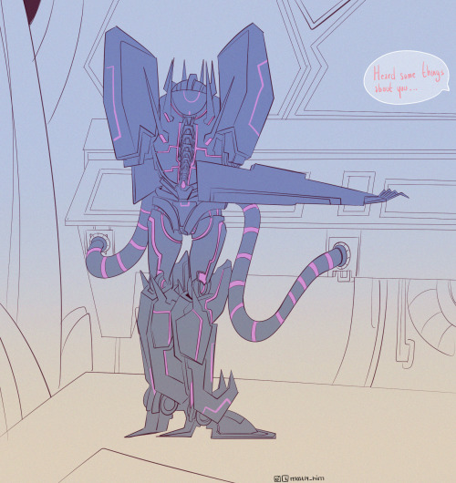 mostly-him: G1Starscream lost in TFP universe.Third part: Starscream meets Soundwave.