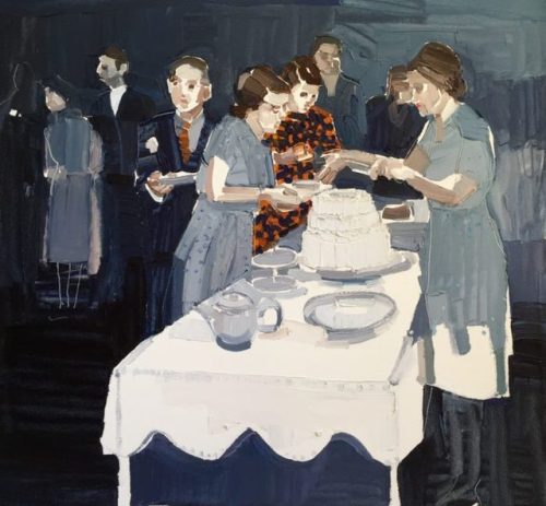 Affair   -   Clara Adolphs , 2015Australian,b.1965-oil on canvas ,  67 x 72.5cm