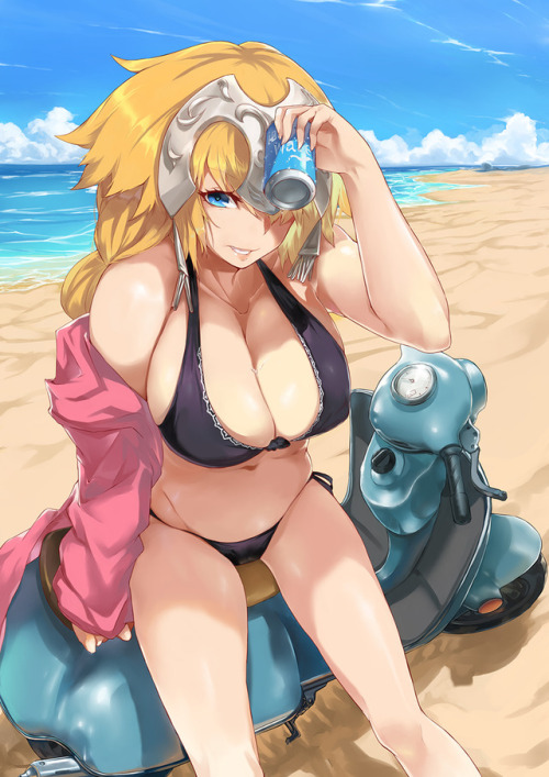 tumbdom:  「夏日ジャンヌ」/「OHLAND-ァォィホノォ」のイラスト [pixiv]