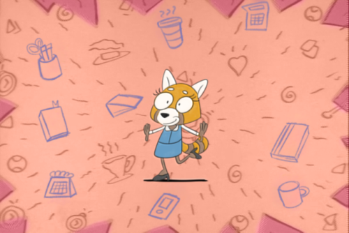 hungersformore:  rockosedits:  Aggretsuko in Rocko’s Modern Life style! I love Rocko. This is probably the push I need to go ahead and watch aggretsuko and other anime I have been putting aside.