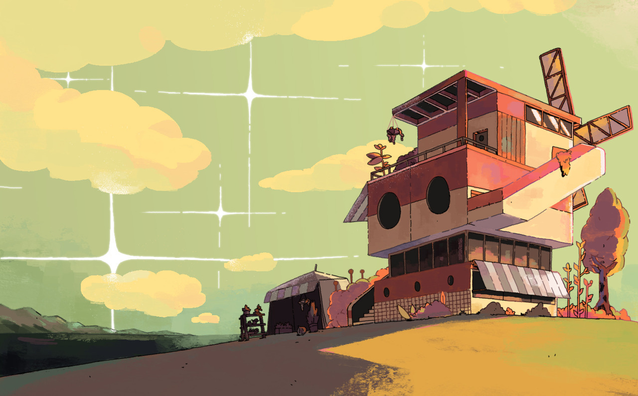 estampita:  casita