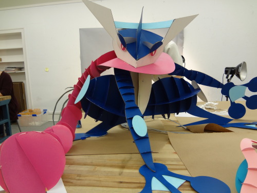 paulphantasy:  Jumbo Greninja is finally complete! I’m so proud of him, it sure was a blasting making him ; v ; 