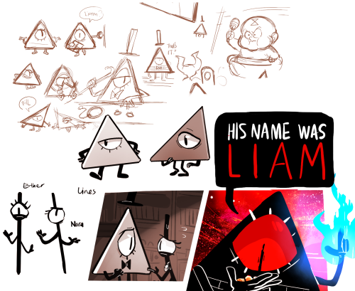 miss-azura: some fanart sketches for this really amazing fic of Bill’s backstory called&n