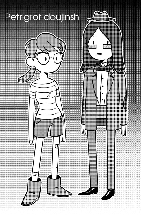 snowflake-owl:Simon Petrikov and Betty Grof when they were younger and first met, just a doujinshi c