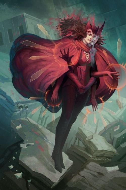 artverso:  Anna Malkova - Scarlet Witch 