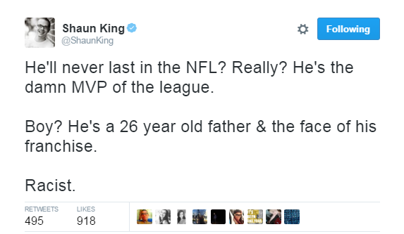 badgyal-k:  lagonegirl:    Romanowski is a known racist. Boy is a known racial epitaph.