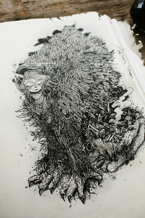 drawinwolf:  May/June Sketchbook Izzy Burgwin