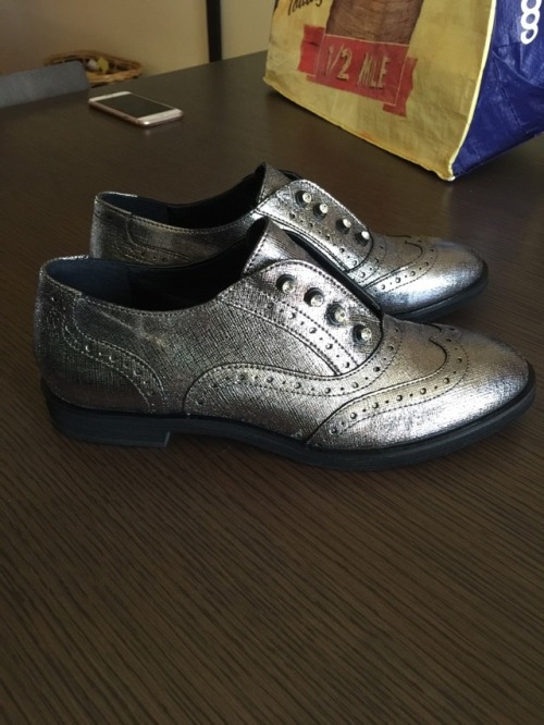i bought a pair of shiny new shoes with sales ✨