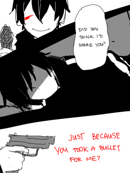 kurosawadia: hiyori-asahina:   did i do it right  and if he shot shintaro again that would mean he j